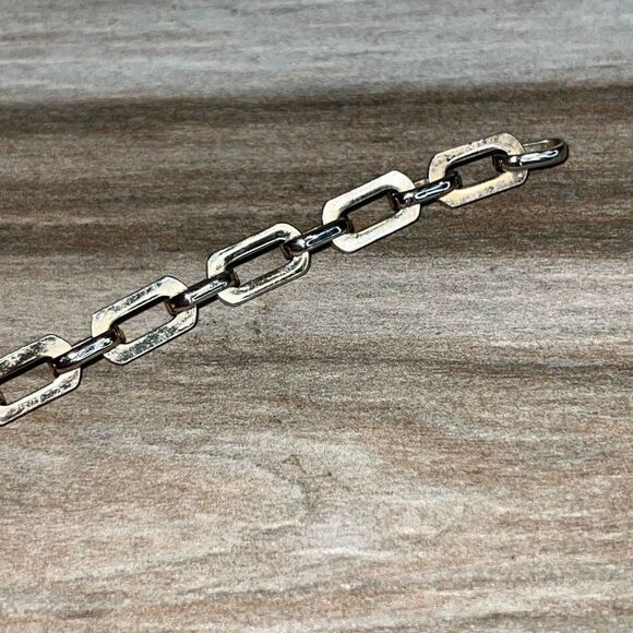 Chain Tennis Bracelet Women’s Gold Tone Wrap Oval Chunky Link Classic Core Retro - Picture 4 of 8